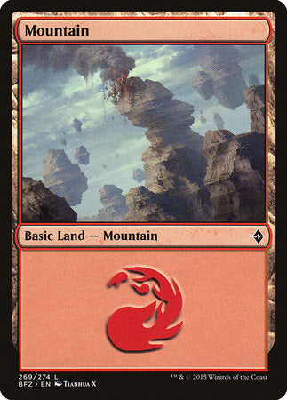 Mountain (269) [Battle for Zendikar] | The Time Vault CA