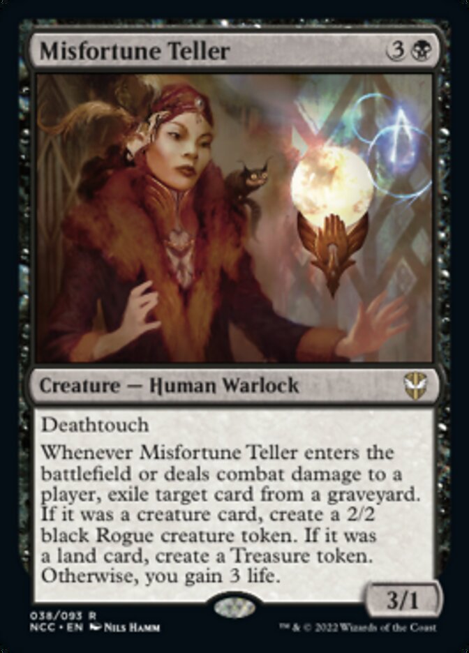 Misfortune Teller [Streets of New Capenna Commander] | The Time Vault CA