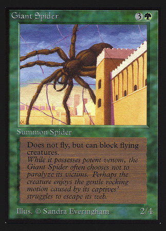 Giant Spider (IE) [Intl. Collectors’ Edition] | The Time Vault CA