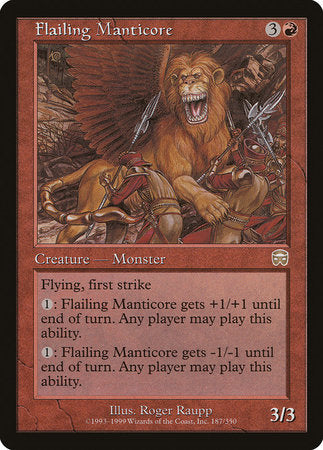 Flailing Manticore [Mercadian Masques] | The Time Vault CA