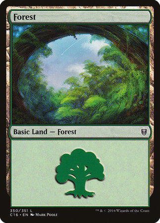 Forest (350) [Commander 2016] | The Time Vault CA