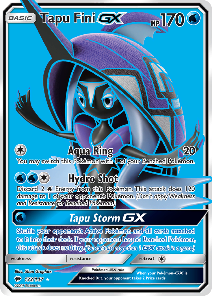 Tapu Fini GX (133/147) [Sun & Moon: Burning Shadows] | The Time Vault CA