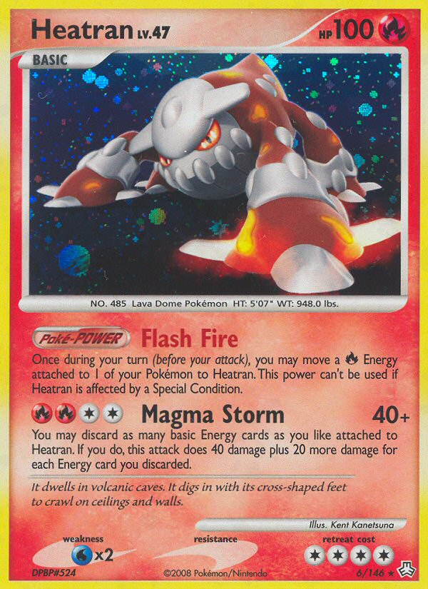 Heatran (6/146) [Diamond & Pearl: Legends Awakened] | The Time Vault CA