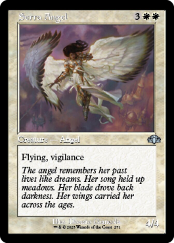 Serra Angel (Retro) [Dominaria Remastered] | The Time Vault CA