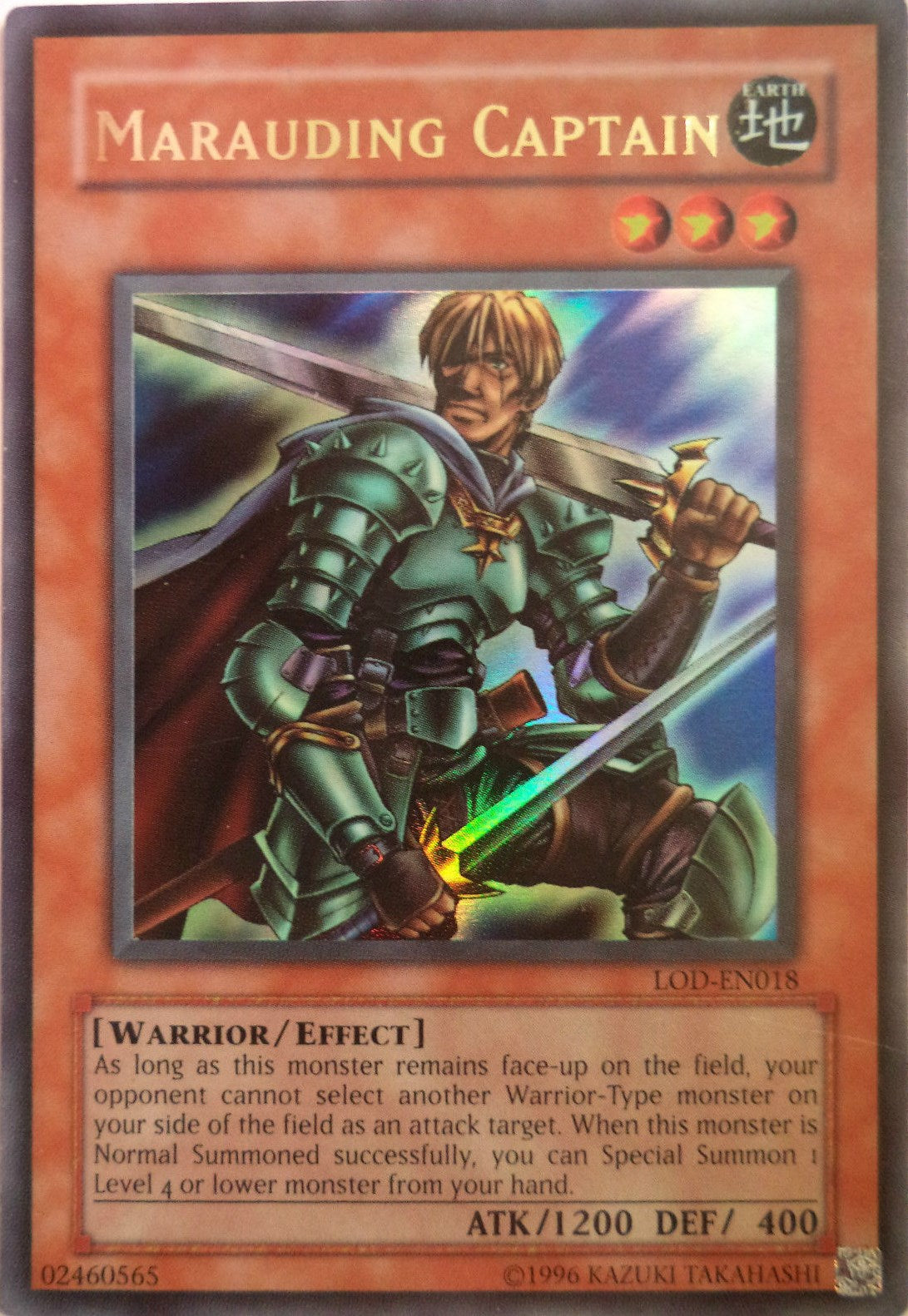 Marauding Captain [LOD-EN018] Ultra Rare | The Time Vault CA