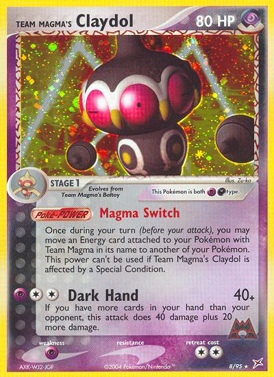 Team Magma's Claydol (8/95) [EX: Team Magma vs Team Aqua] | The Time Vault CA