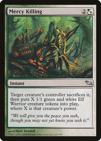 Mercy Killing [Shadowmoor] | The Time Vault CA