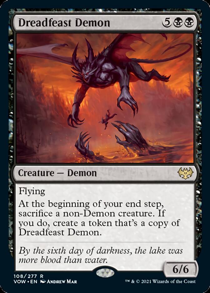 Dreadfeast Demon [Innistrad: Crimson Vow] | The Time Vault CA