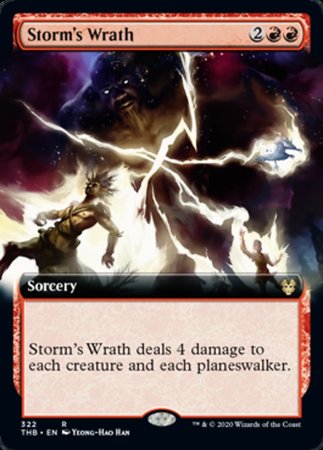 Storm's Wrath (Extended Art) [Theros Beyond Death] | The Time Vault CA