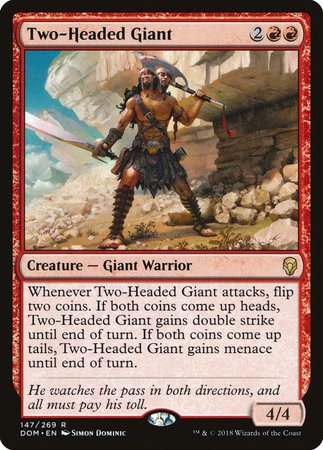 Two-Headed Giant [Dominaria] | The Time Vault CA