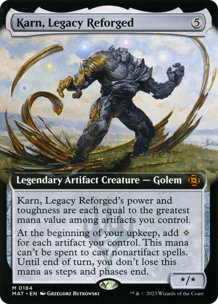 Karn, Legacy Reforged (Extended Art) [March of the Machine: The Aftermath] | The Time Vault CA