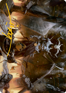 Ormendahl, the Corrupter Art Card (Gold-Stamped Signature) [Innistrad: Midnight Hunt Art Series] | The Time Vault CA