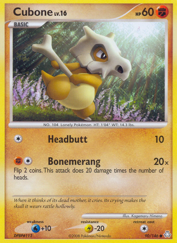 Cubone (90/146) [Diamond & Pearl: Legends Awakened] | The Time Vault CA