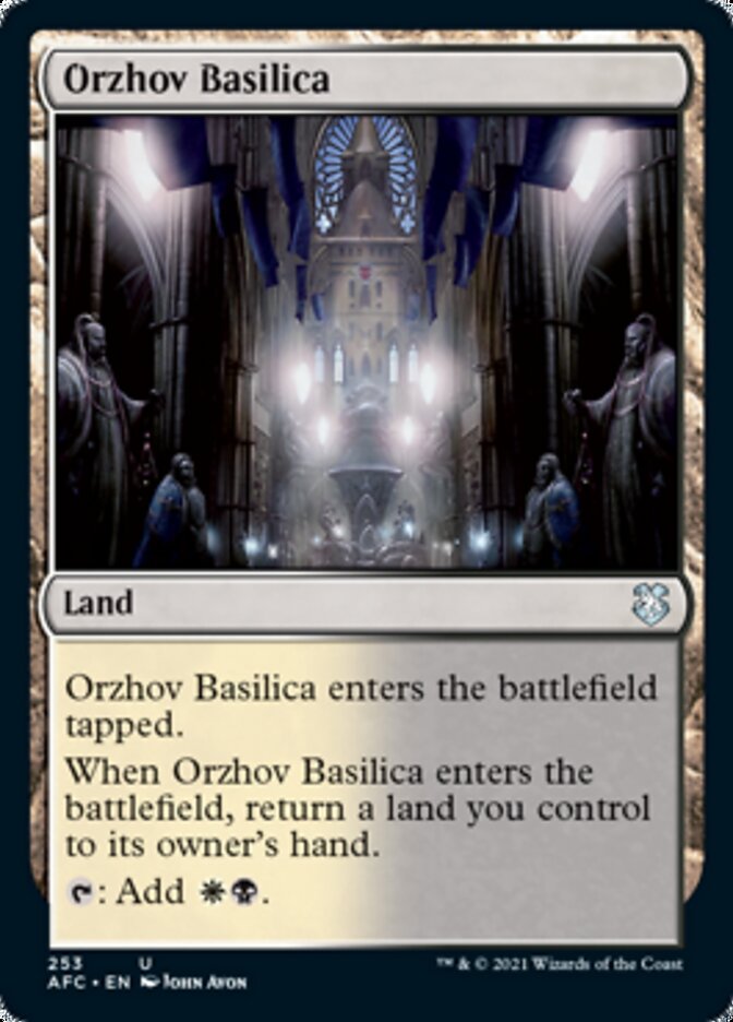 Orzhov Basilica [Dungeons & Dragons: Adventures in the Forgotten Realms Commander] | The Time Vault CA