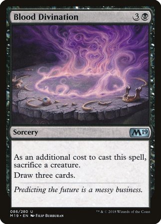 Blood Divination [Core Set 2019] | The Time Vault CA