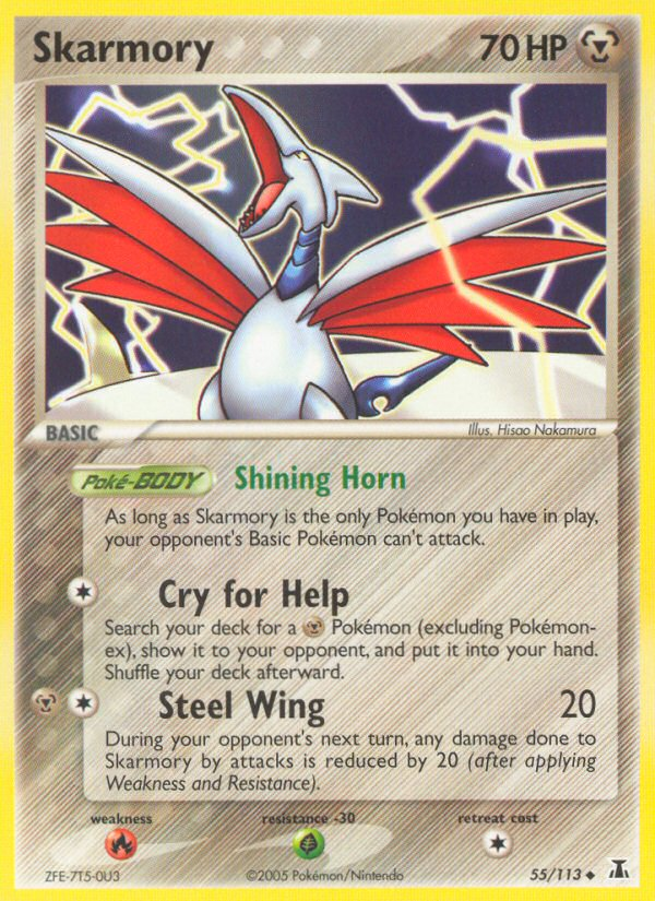 Skarmory (55/113) [EX: Delta Species] | The Time Vault CA