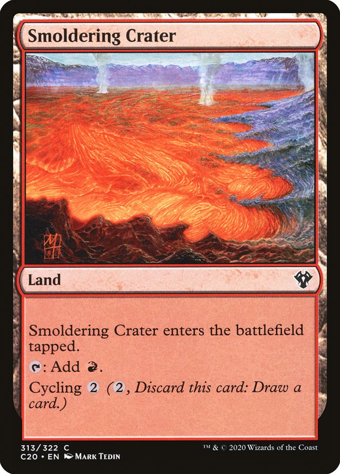 Smoldering Crater [Commander 2020] | The Time Vault CA