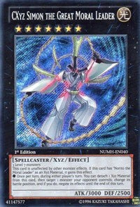 CXyz Simon the Great Moral Leader [NUMH-EN040] Secret Rare | The Time Vault CA