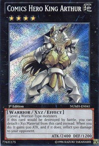 Comics Hero King Arthur [NUMH-EN041] Secret Rare | The Time Vault CA