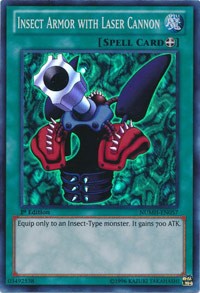 Insect Armor with Laser Cannon [NUMH-EN057] Super Rare | The Time Vault CA