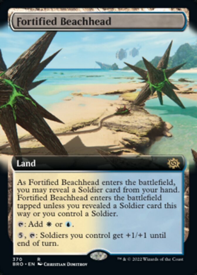 Fortified Beachhead (Extended Art) [The Brothers' War] | The Time Vault CA