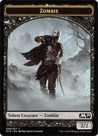 Zombie // Thopter Double-sided Token (Game Night) [Core Set 2019 Tokens] | The Time Vault CA