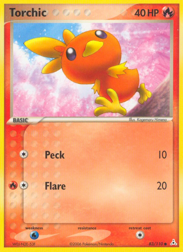 Torchic (83/110) [EX: Holon Phantoms] | The Time Vault CA