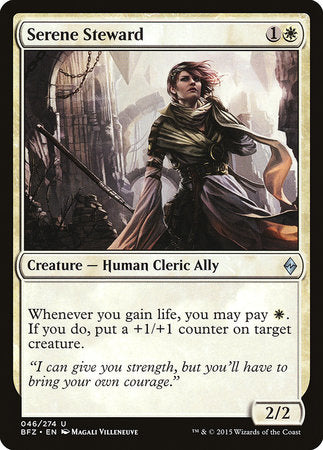 Serene Steward [Battle for Zendikar] | The Time Vault CA
