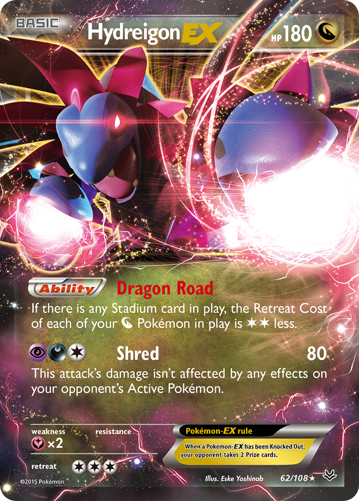 Hydreigon EX (62/108) [XY: Roaring Skies] | The Time Vault CA