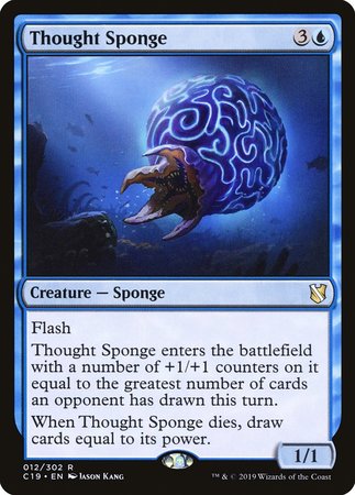 Thought Sponge [Commander 2019] | The Time Vault CA