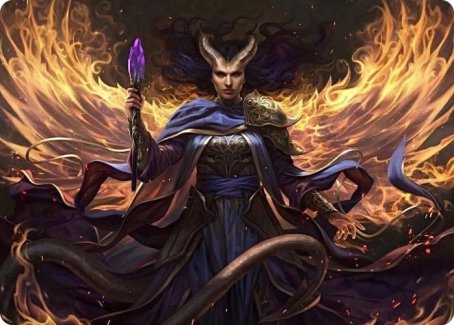 Farideh, Devil's Chosen Art Card [Dungeons & Dragons: Adventures in the Forgotten Realms Art Series] | The Time Vault CA