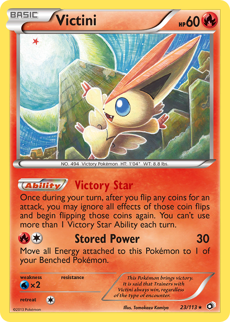 Victini (23/113) [Black & White: Legendary Treasures] | The Time Vault CA