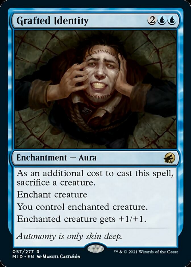 Grafted Identity [Innistrad: Midnight Hunt] | The Time Vault CA