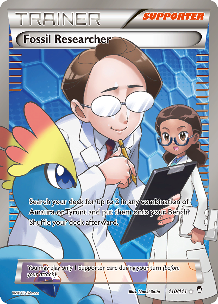 Fossil Researcher (110/111) [XY: Furious Fists] | The Time Vault CA