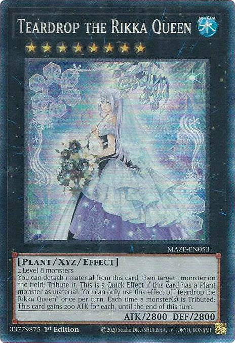 Teardrop the Rikka Queen [MAZE-EN053] Collector's Rare | The Time Vault CA