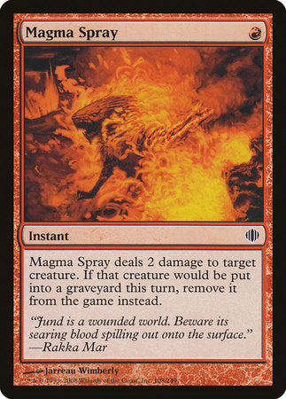 Magma Spray [Shards of Alara] | The Time Vault CA