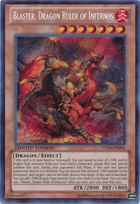 Blaster, Dragon Ruler of Infernos [CT10-EN002] Secret Rare | The Time Vault CA