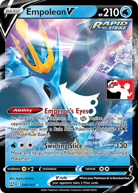 Empoleon V (040/163) [Prize Pack Series One] | The Time Vault CA