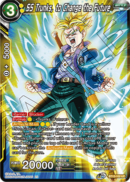 SS Trunks, to Change the Future (Uncommon) [BT13-102] | The Time Vault CA