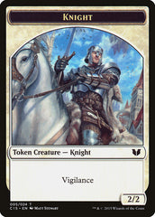 Angel // Knight (005) Double-Sided Token [Commander 2015 Tokens] | The Time Vault CA