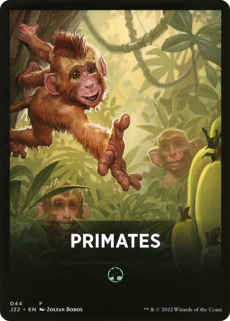 Primates Theme Card [Jumpstart 2022 Front Cards] | The Time Vault CA