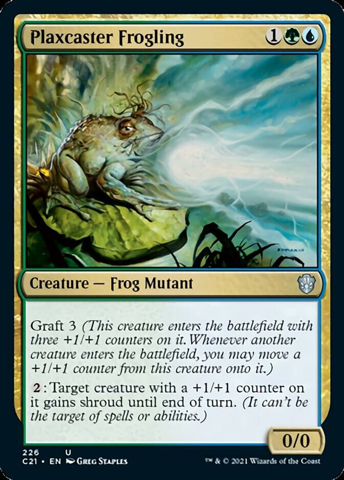 Plaxcaster Frogling [Commander 2021] | The Time Vault CA