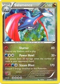 Salamence (57/108) (Cosmos Holo) (Blister Exclusive) [XY: Roaring Skies] | The Time Vault CA