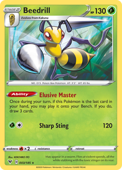 Beedrill (003/185) [Sword & Shield: Vivid Voltage] | The Time Vault CA