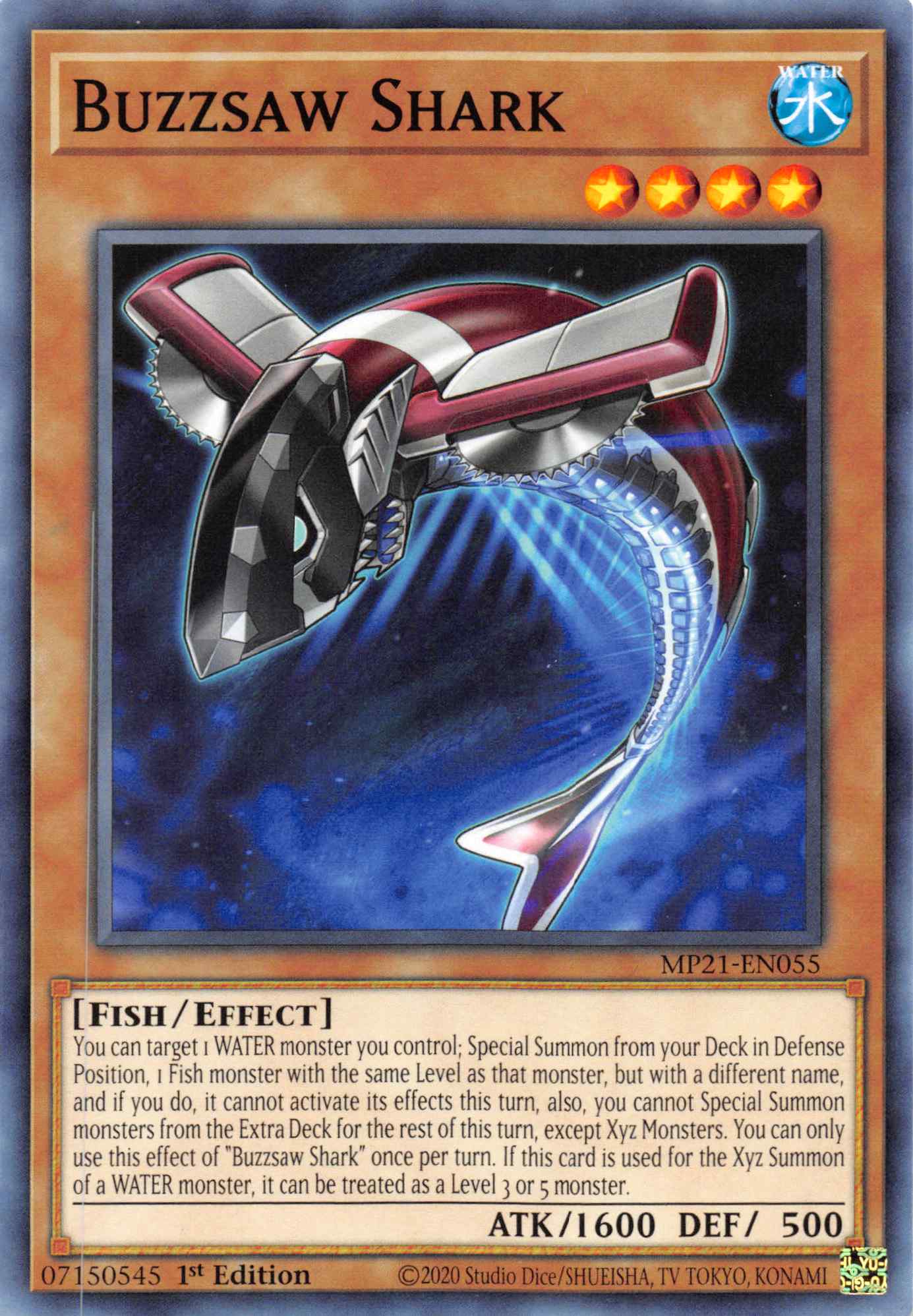 Buzzsaw Shark [MP21-EN055] Common | The Time Vault CA