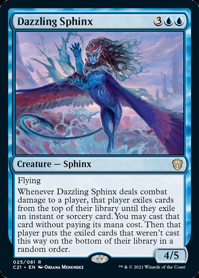 Dazzling Sphinx [Commander 2021] | The Time Vault CA