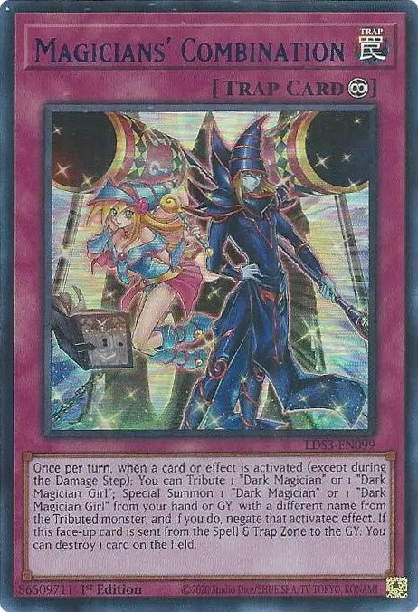 Magicians' Combination (Blue) [LDS3-EN099] Ultra Rare | The Time Vault CA