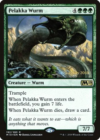 Pelakka Wurm [Core Set 2019 Promos] | The Time Vault CA