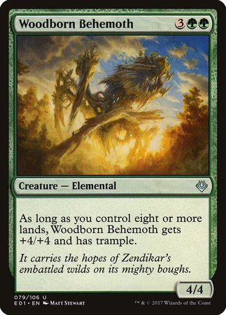 Woodborn Behemoth [Archenemy: Nicol Bolas] | The Time Vault CA