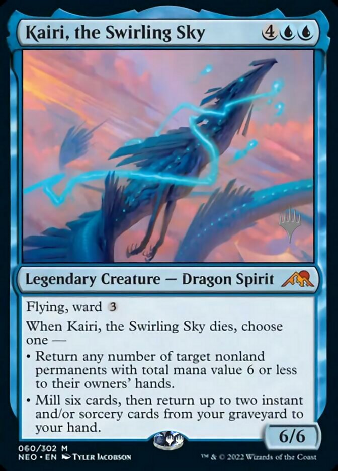 Kairi, the Swirling Sky (Promo Pack) [Kamigawa: Neon Dynasty Promos] | The Time Vault CA